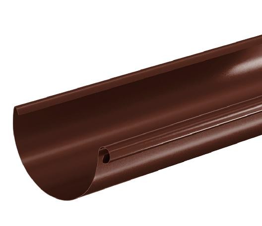 Водосток Aquasistem, система 150/100 - Водосточный желоб 3.00м RAL 8017 Коричневый купить в Кемерово