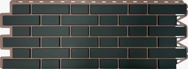 Фасадная панель Альта-Профиль, Кирпич Клинкерный, Графит купить в Кемерово