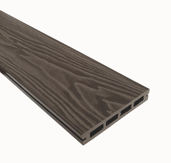 Террасная доска из ДПК Terrapol Смарт 3D Пустотелая с пазом Тик Киото купить в Кемерово