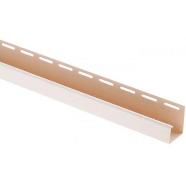 J-профиль Люкс Крашенный, T-15, ВН, Белый купить в Кемерово