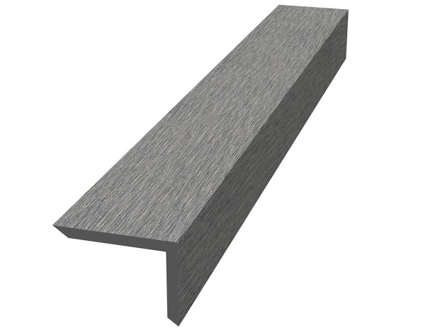 Уголок ДПК для террасной доски NauticPrime, 60x40x2900мм Тёмно-серый купить в Кемерово