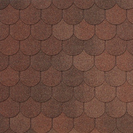 Гибкая черепица Tegola ASSISI terracotta 420 купить в Кемерово
