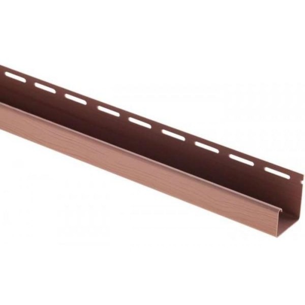 J-профиль Люкс Крашенный, T-15, ВН, Красно-коричневый купить в Кемерово