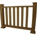 Ограждения из ДПК WOODVEX Кофе купить в Кемерово