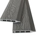Заборная панель шип-паз EasyDecking Wood-Х 146х20 Серый купить в Кемерово