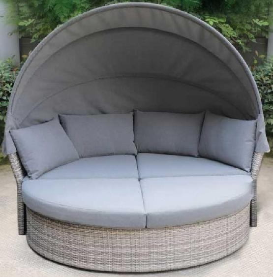 Диван-Трансформер AFINA плетеный из иск. ротанга AFM-325G Grey купить в Кемерово