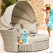 Диван-Трансформер AFINA плетеный из иск. ротанга AFM-325 Beige купить в Кемерово