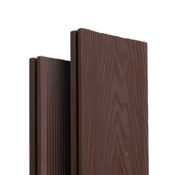 Террасная доска Ecodecking Экстра 3D полнотелая Графит купить в Кемерово