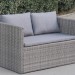 Диван-Трансформер AFINA плетеный из иск. ротанга S330G-W78 Grey купить в Кемерово