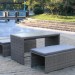 Диван-Трансформер AFINA плетеный из иск. ротанга S330G-W78 Grey купить в Кемерово