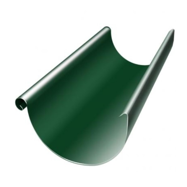 Водосток Grand Line 125x90 – Желоб 3м RAL 6005 купить в Кемерово