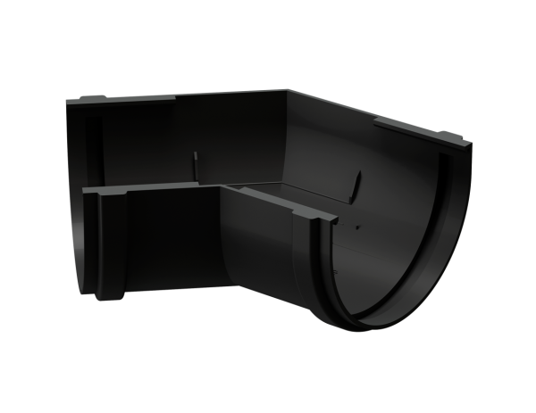 Угол желоба универсал 135˚ Docke Premium ПВХ - Карбон купить в Кемерово