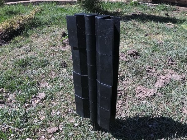 Угловой элемент поворотный, пластиковый от 60° до 300° для доски 300х30 мм из ДПК чёрный Holzhof купить в Кемерово