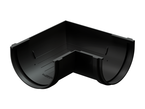 Угол желоба универсал 90˚ Docke Premium ПВХ - Карбон купить в Кемерово