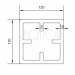 Столб SEQUOIA Evolution 3D WOOD GRAY купить в Кемерово