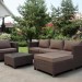 Комплект мебели AFINA плетеной из иск. ротанга YR821A Brown/Beige купить в Кемерово