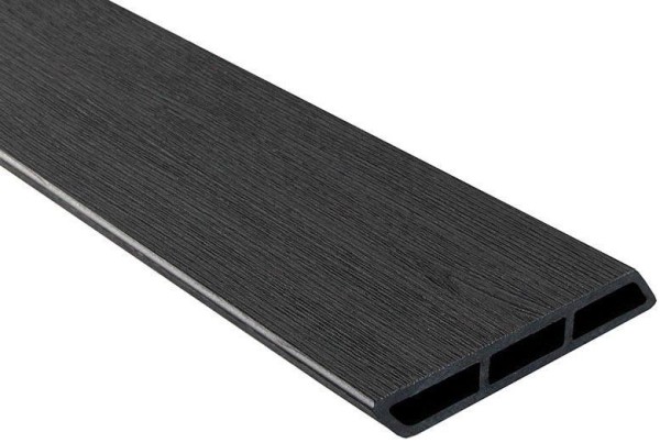 Доска Ромбус 3D ДПК Outdoor STORM BLACK черная купить в Кемерово