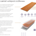Фибросайдинг DECOVER 3600 x 190 x 8 мм Caramel купить в Кемерово