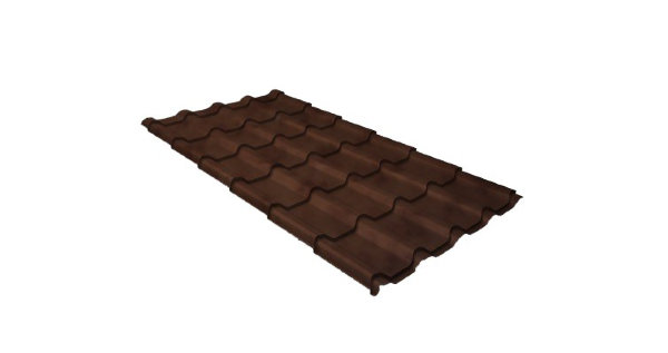Металлочерепица камея 0,45 Safari Twincolor Brown купить в Кемерово