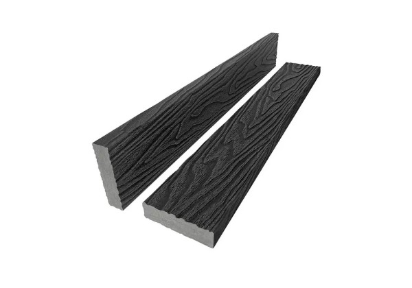 Брус лавочный 3D-тиснение 20х80 Графит купить в Кемерово