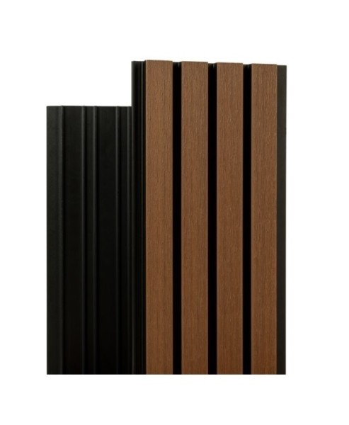 Фасадная реечная панель Ecodecking Скай коэкструзия 200х20х3000 Тик купить в Кемерово