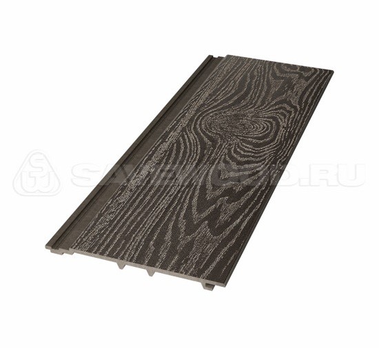 Сайдинг из дпк savewood sw-cedrus тангенциальный распил темно-коричневый купить в Кемерово