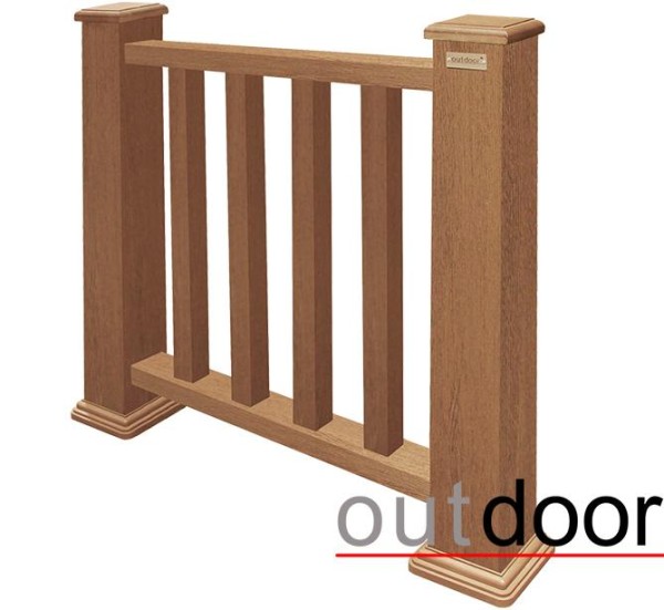 Ограждение из ДПК Outdoor Классик 3D STORM дуб купить в Кемерово