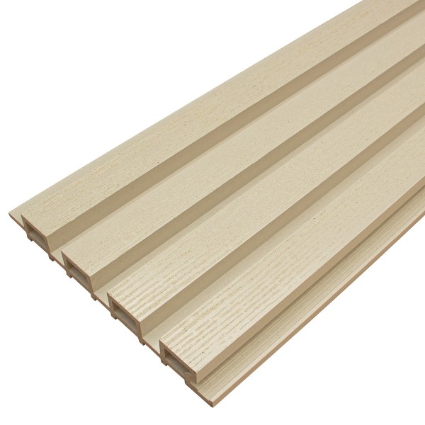 Фасадная доска из ДПК Faynag Wood Рейка Слоновая кость купить в Кемерово