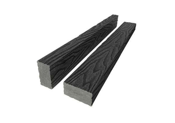 Брус лавочный 3D-тиснение 30х60 Графит купить в Кемерово