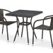 Комплект плетеной мебели AFINA из иск. ротанга T282BNT/Y137C-W53 Brown 2Pcs купить в Кемерово