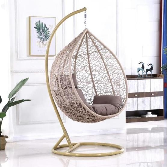 Кресло Подвесное из искусственного ротанга AFM-169A-XLB Beige купить в Кемерово