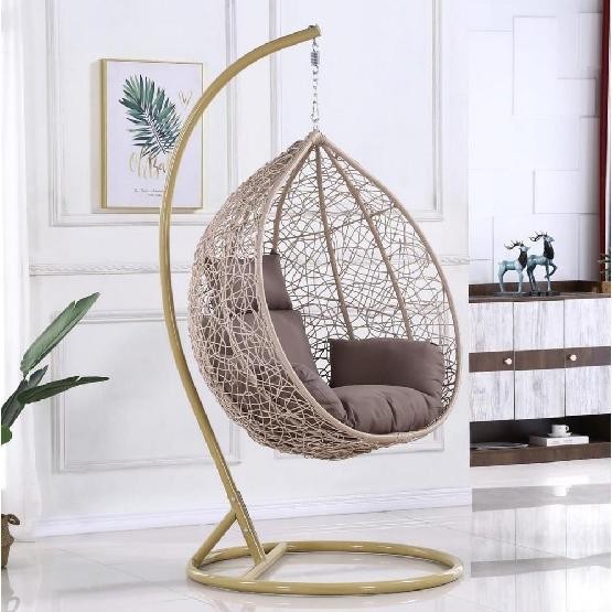 Кресло Подвесное из искусственного ротанга AFM-169A-LB Beige купить в Кемерово