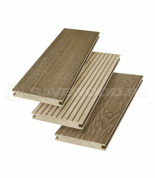 Террасная доска SW Fraxinus (R) полнотелая «SaveWood» Тик купить в Кемерово