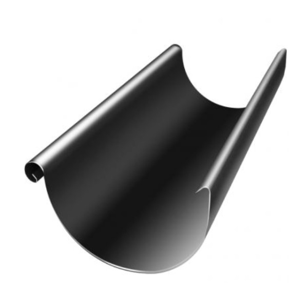 Водосток Grand Line 125x90 – Желоб 3м RAL 9005 купить в Кемерово