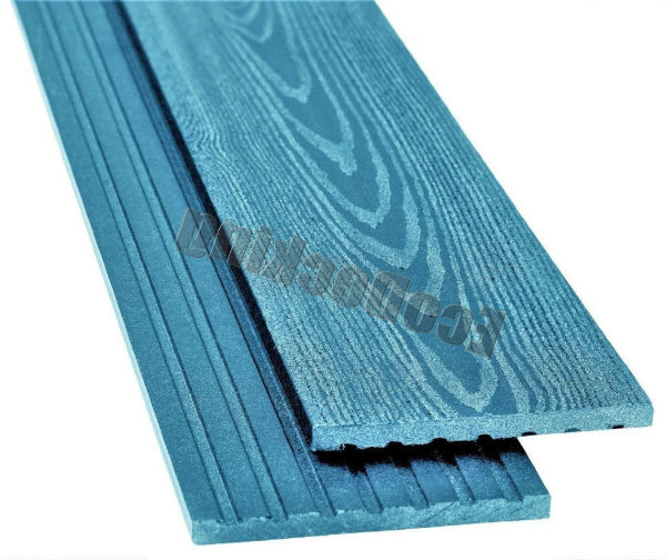 Заборная доска   из ДПК ECODECKING Лазурь купить в Кемерово