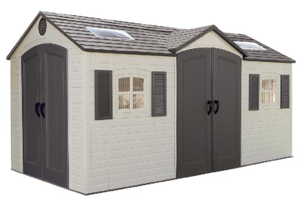 Сарай пластиковый LifeTime 15x8 DD купить в Кемерово