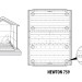 Сарай пластиковый Newton 759 купить в Кемерово