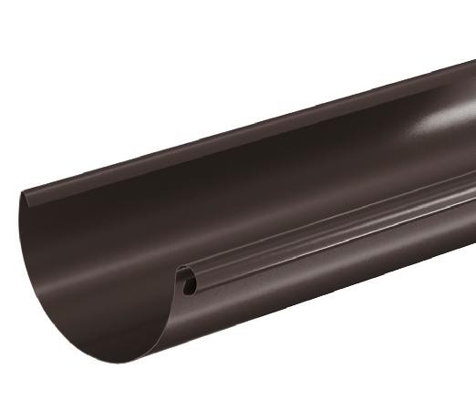 Водосток Aquasistem, система 150/100 - Водосточный желоб 3.00м RR 32 Тёмно Коричневый купить в Кемерово