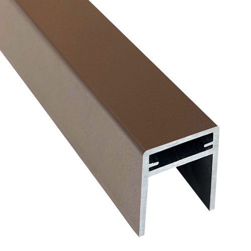 П-профиль Алюминиевый EasyDecking 35x25 Венге купить в Кемерово