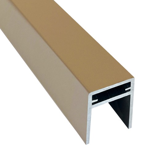П-профиль Алюминиевый EasyDecking 35x25 Дуб купить в Кемерово