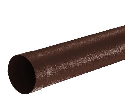Водосток Aquasistem, Система 150/100 - Труба водосточная 1.00м RAL 8017 Коричневый matt купить в Кемерово