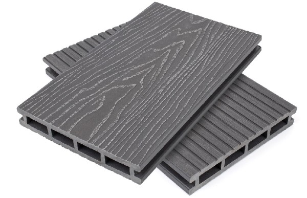 Террасная доская ДПК NanoWood Nature 3D пустотелая Серый купить в Кемерово