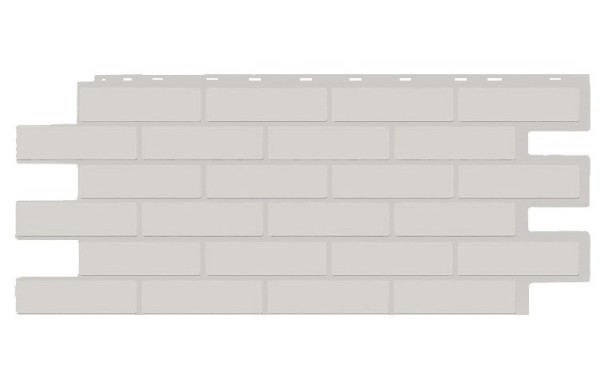 Фасадная панель T-Siding Кирпич Модерн Эко Уайт купить в Кемерово