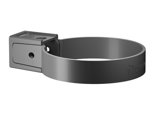 Хомут универсальный для водосточной трубы Docke Premium Графит купить в Кемерово