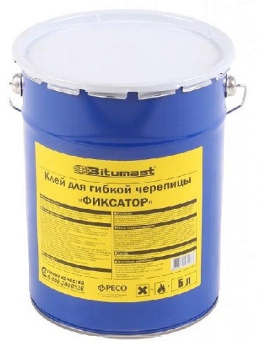 Клей для гибкой черепицы BITUMAST 5 л купить в Кемерово